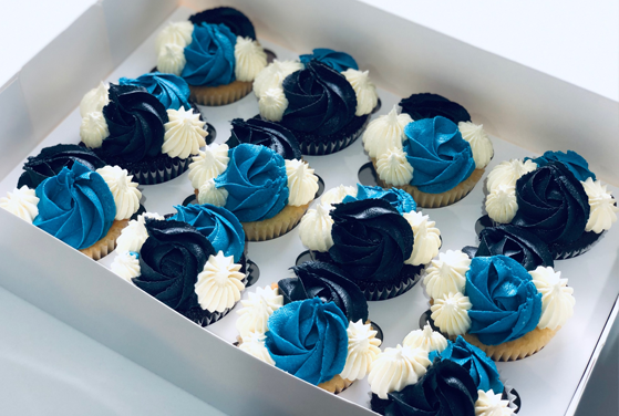 Cupcakes Vanilla Blue